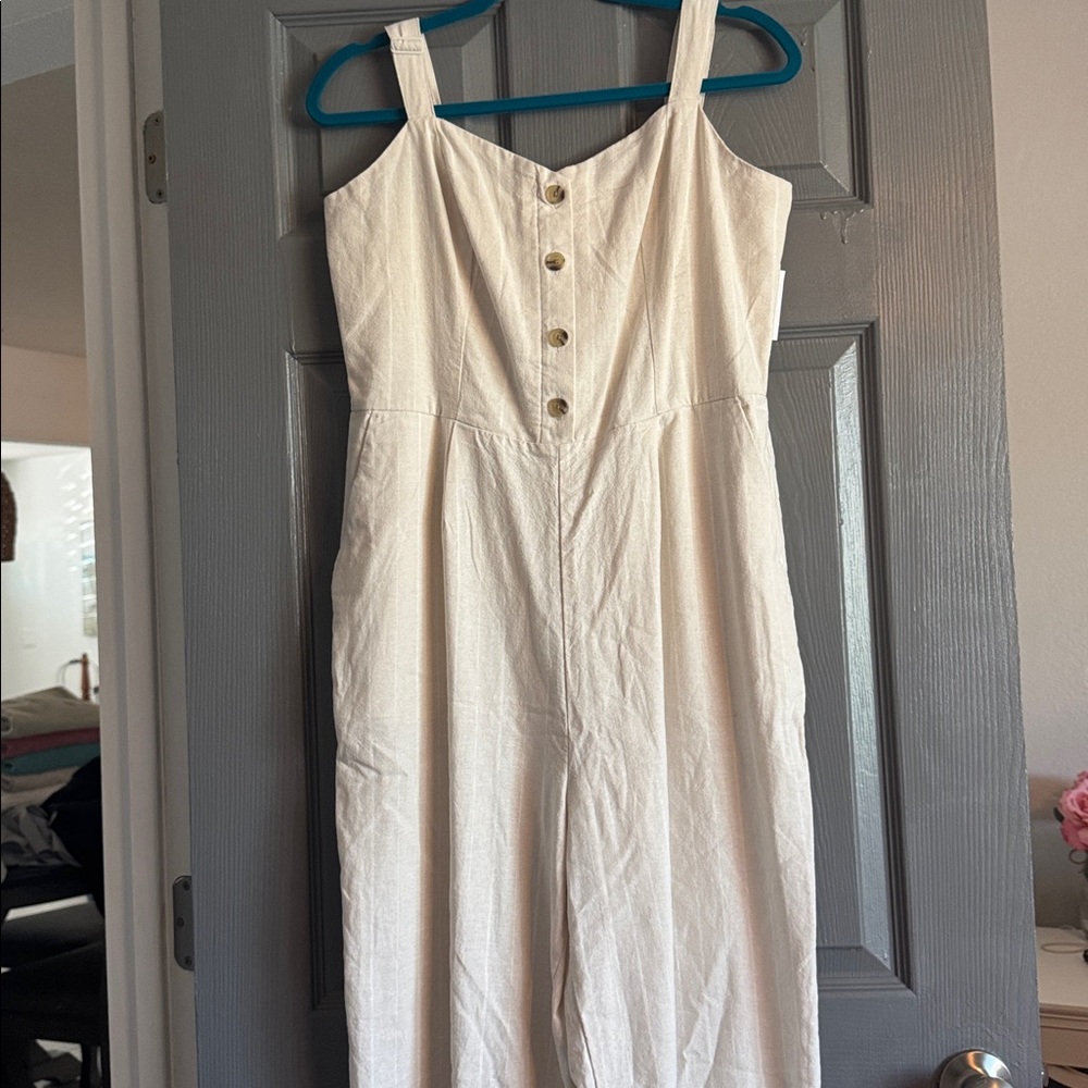 Old Navy Off-White Jumpsuit